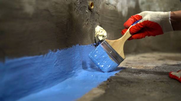 Commercial Emergency Waterproofing project at a Woodlawn, MD business property by SJ Waterproofing Pros